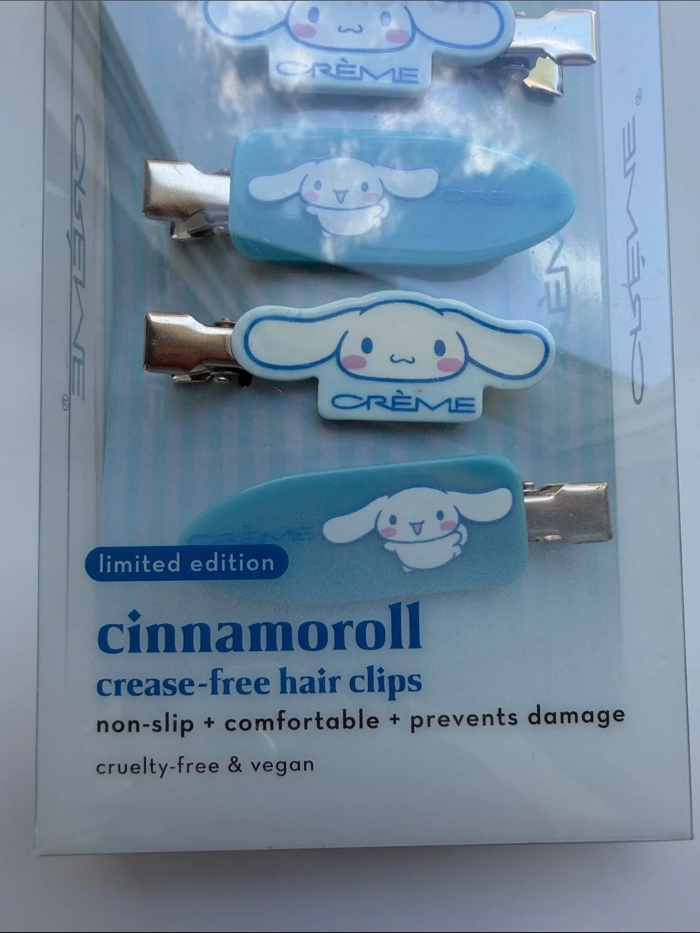 The Crème Shop x Cinnamoroll Hair Clips 4 Pack